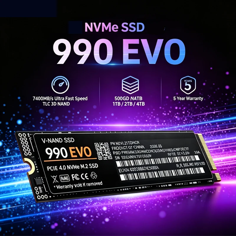 M.2 Nvme 4Tb Pcie 4.0 Ssd - SSD NVMe M.2 para Juegos 990