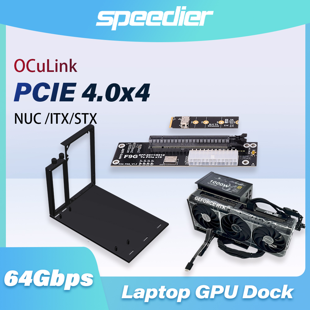 Adaptador EGPU F9G OcuLink a P - External Gpu Dock Pcie 4.0 Oculink reseña y precio