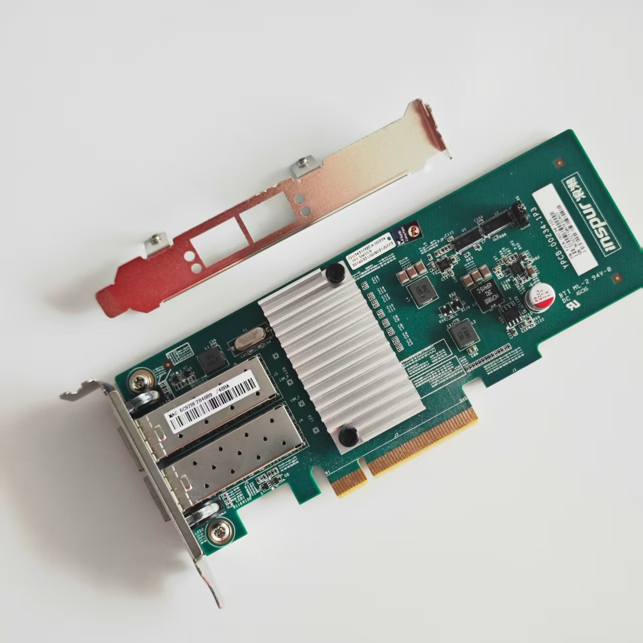 NIC de tarjeta de red PCI-E SF - 10Gb Sfp+ Pcie Network Card Dual Port reseña y precio