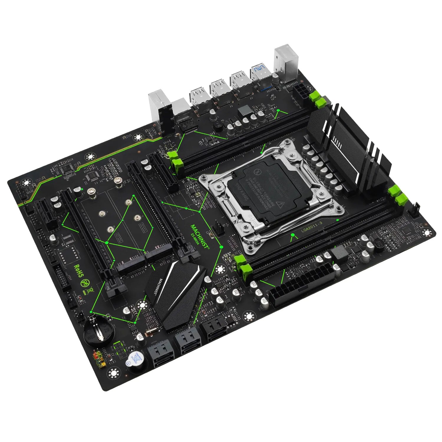 MACHINIST E5 MR9A V1.0 X99 pla - X99 Dual Cpu Motherboard Combo reseña y precio
