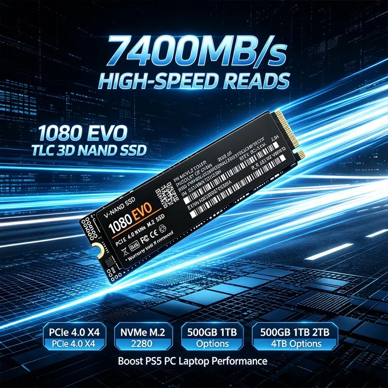 SSD NVMe PCIe 4.0 1080 EVO M.2 - M.2 Nvme 4Tb Pcie 4.0 Ssd reseña y precio