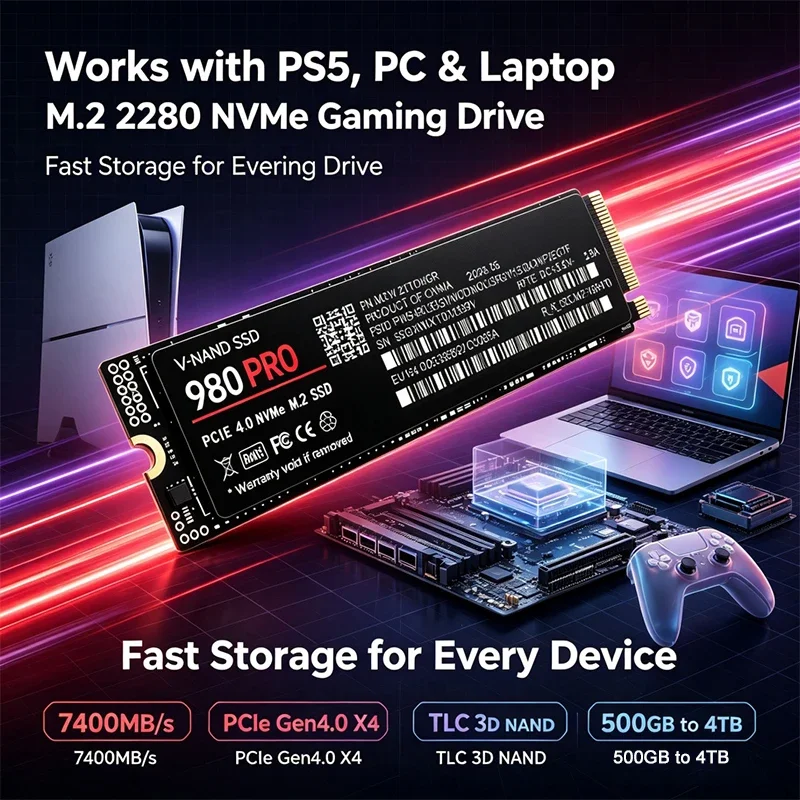 SSD NVMe M.2 para Juegos 980 P - M.2 Nvme 4Tb Pcie 4.0 Ssd reseña y precio